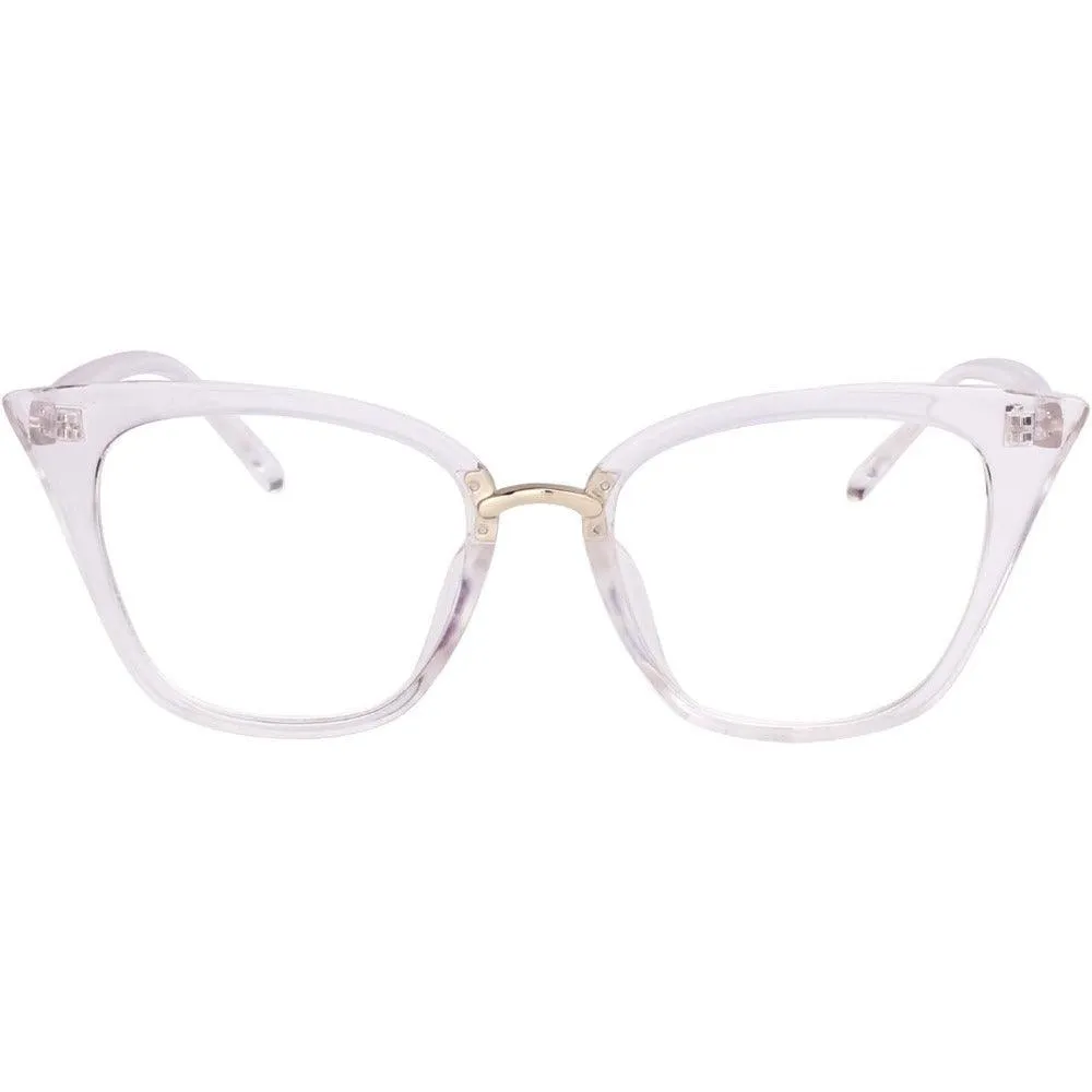 Stylish Women's Cat Eye Eyeglasses - Model A97093