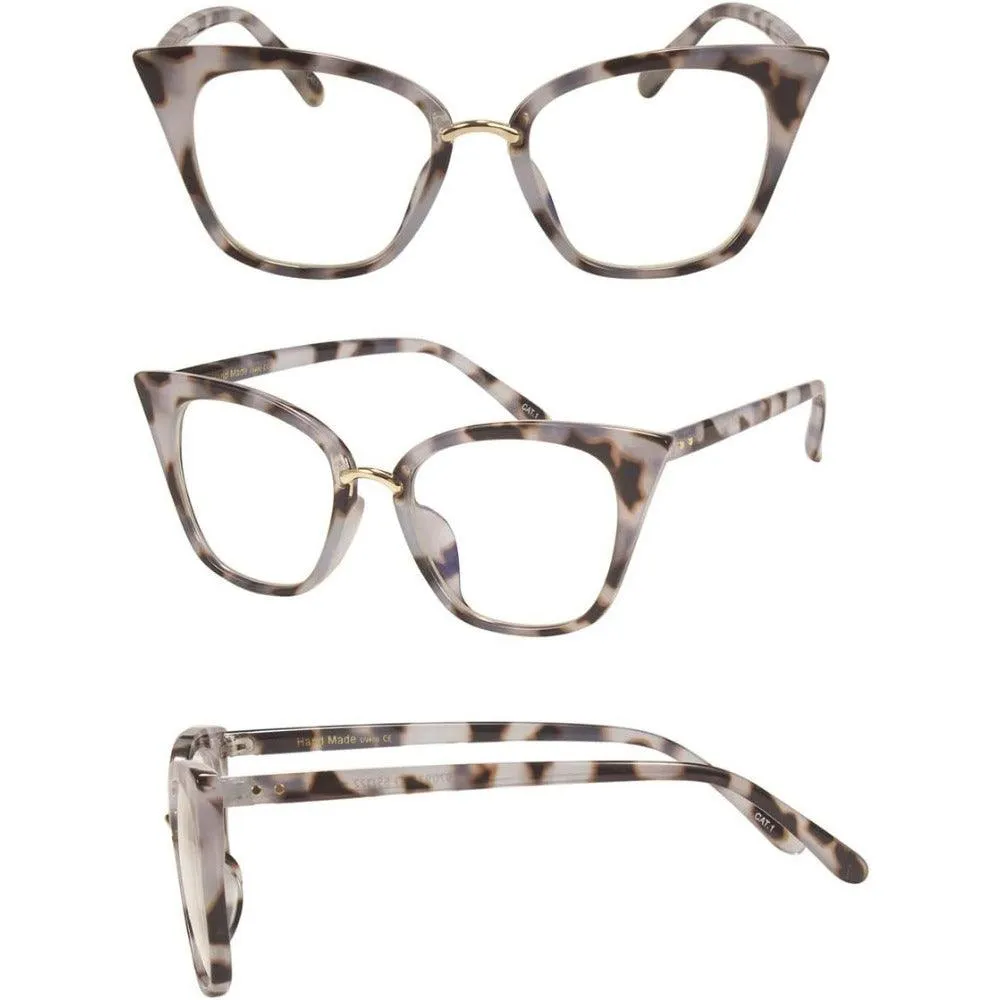 Stylish Women's Cat Eye Eyeglasses - Model A97093