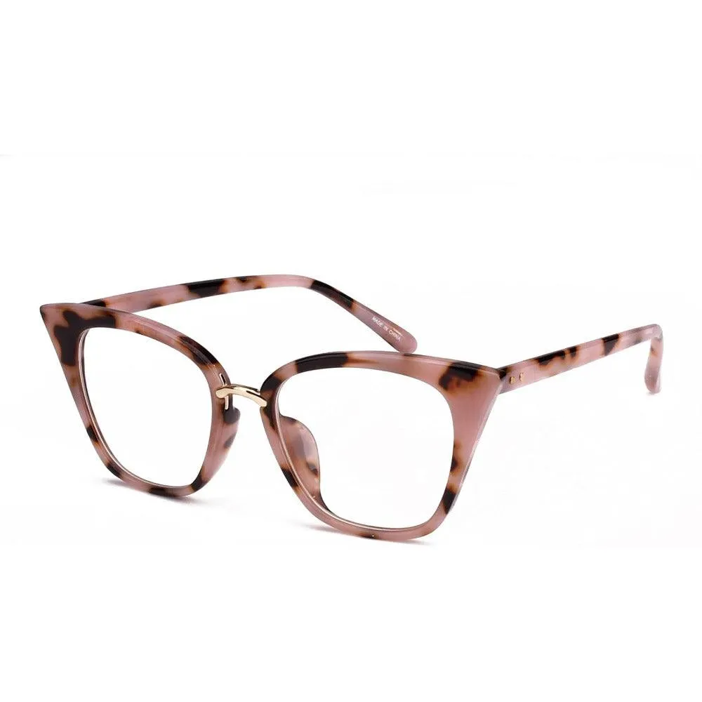 Stylish Women's Cat Eye Eyeglasses - Model A97093