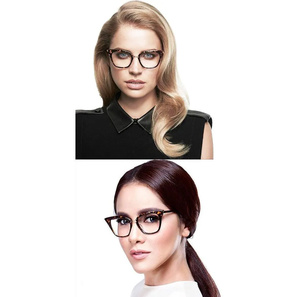 Stylish Women's Cat Eye Eyeglasses - Model A97093