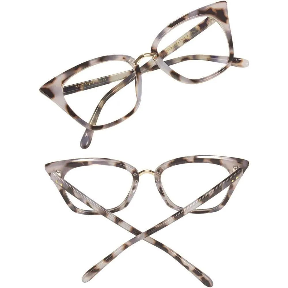 Stylish Women's Cat Eye Eyeglasses - Model A97093