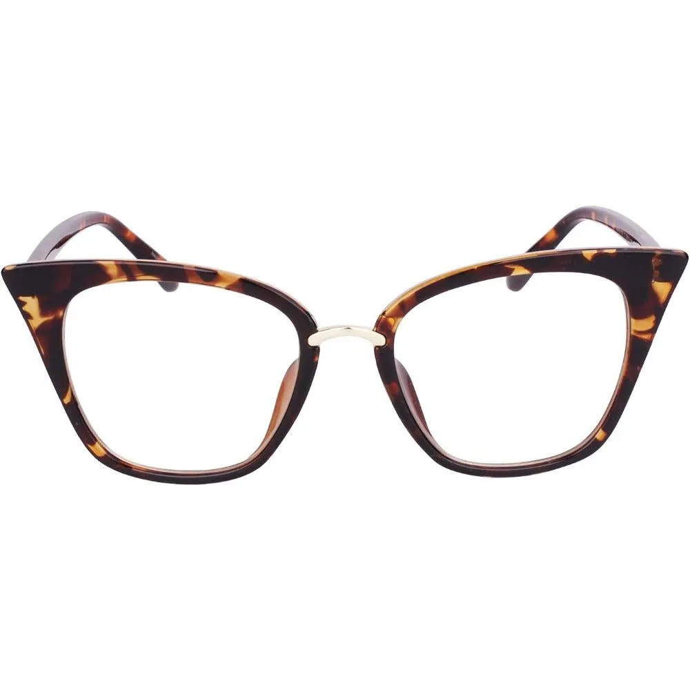 Stylish Women's Cat Eye Eyeglasses - Model A97093