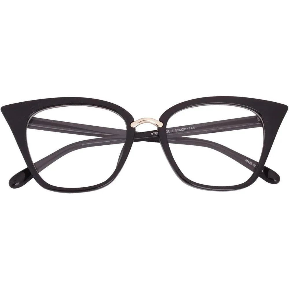 Stylish Women's Cat Eye Eyeglasses - Model A97093