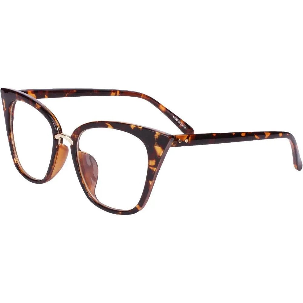 Stylish Women's Cat Eye Eyeglasses - Model A97093