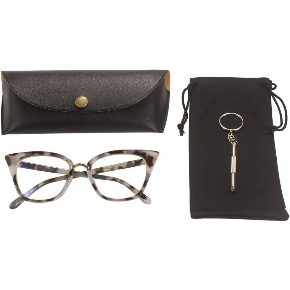 Stylish Women's Cat Eye Eyeglasses - Model A97093