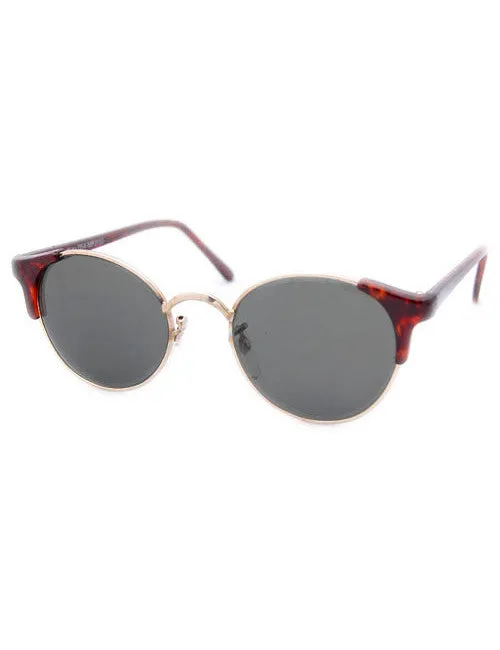 TRIBECA Demi/Gold 90s Cat-Eye Classic Sunglasses