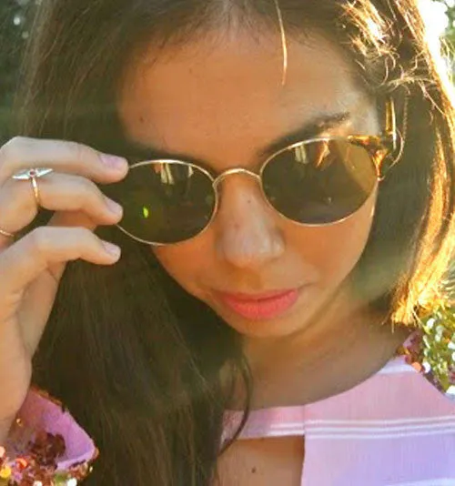 TRIBECA Demi/Gold 90s Cat-Eye Classic Sunglasses