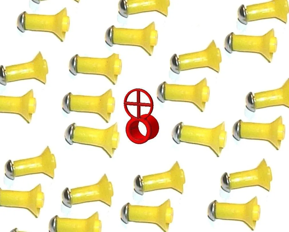 Venom Blowguns 40 Cal Blowgun Super Stunners Darts - 25 Pack with HIGH Visibility RED Peep Sight