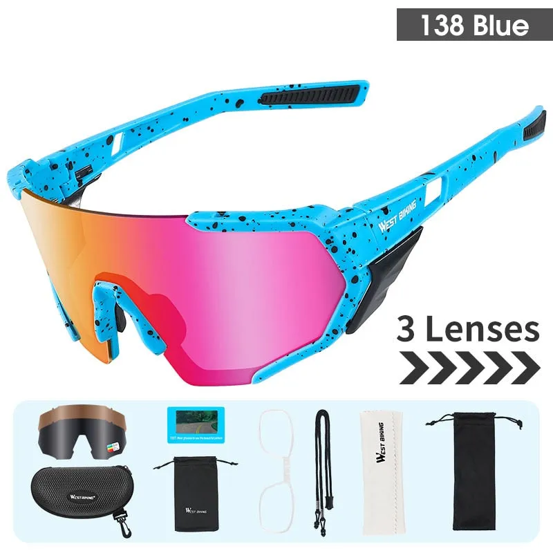 West Biking Unisex Semi Rim Tr 90 Polarized Sport Sunglasses YP0703138