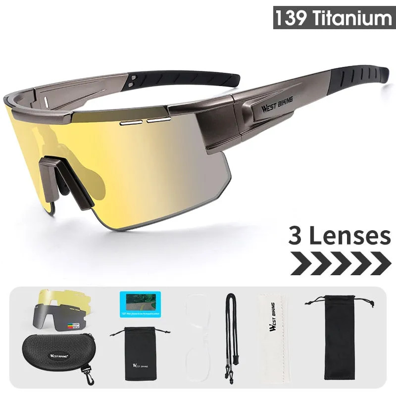 West Biking Unisex Semi Rim Tr 90 Polarized Sport Sunglasses YP0703138
