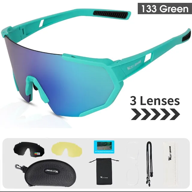 West Biking Unisex Semi Rim Tr 90 Polarized Sport Sunglasses YP0703138