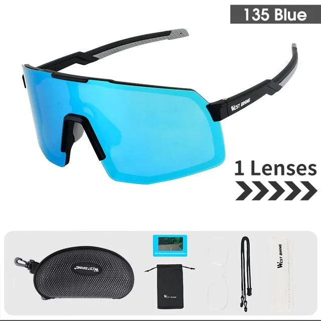 West Biking Unisex Semi Rim Tr 90 Polarized Sport Sunglasses YP0703138