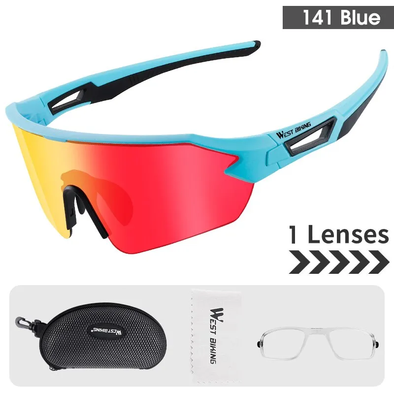 West Biking Unisex Semi Rim Tr 90 Polarized Sport Sunglasses YP0703138