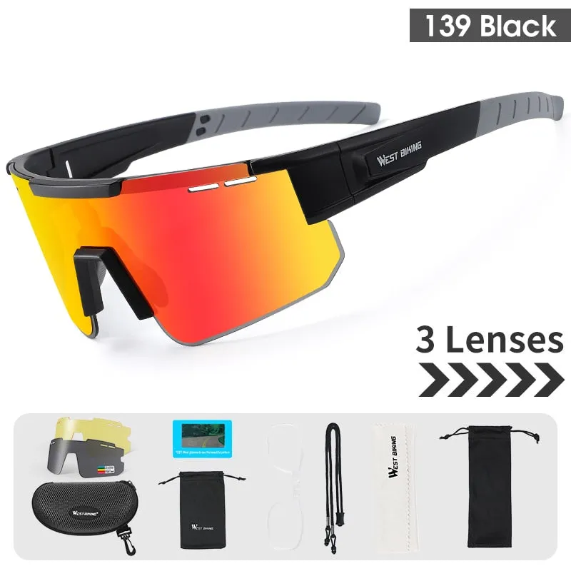 West Biking Unisex Semi Rim Tr 90 Polarized Sport Sunglasses YP0703138