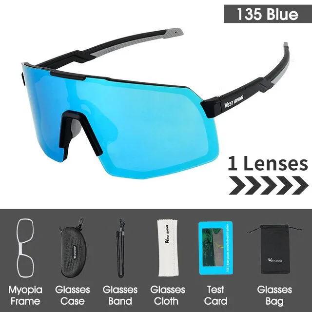 West Biking Unisex Semi Rim Tr 90 Polarized Sport Sunglasses YP0703138