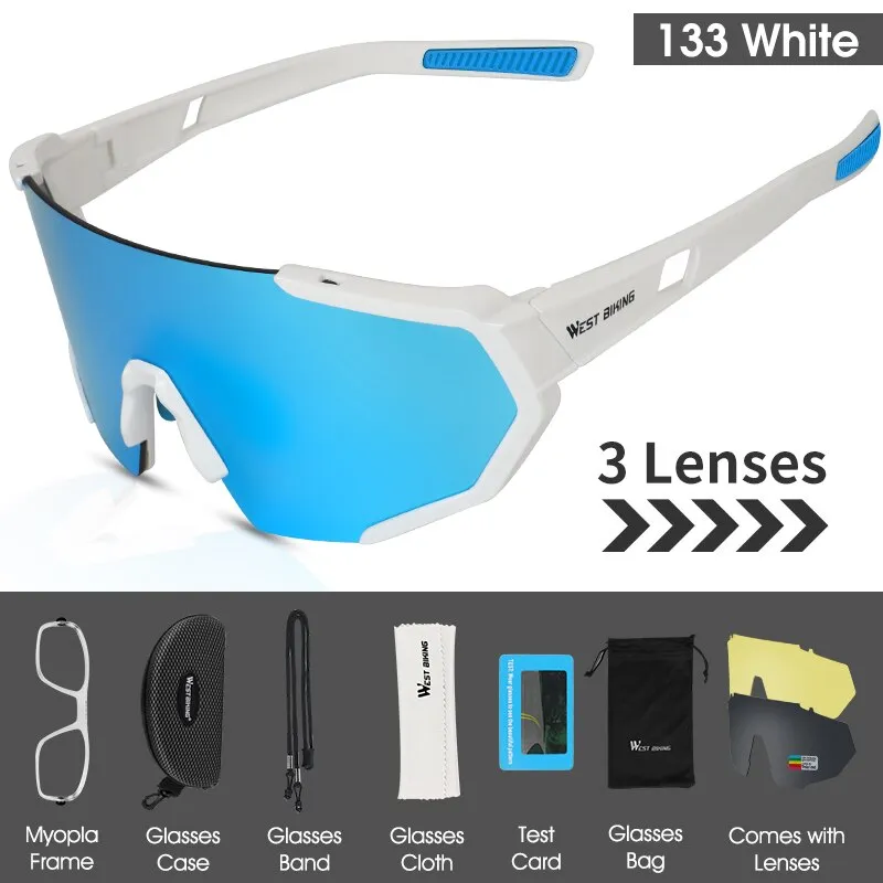 West Biking Unisex Semi Rim Tr 90 Polarized Sport Sunglasses YP0703138