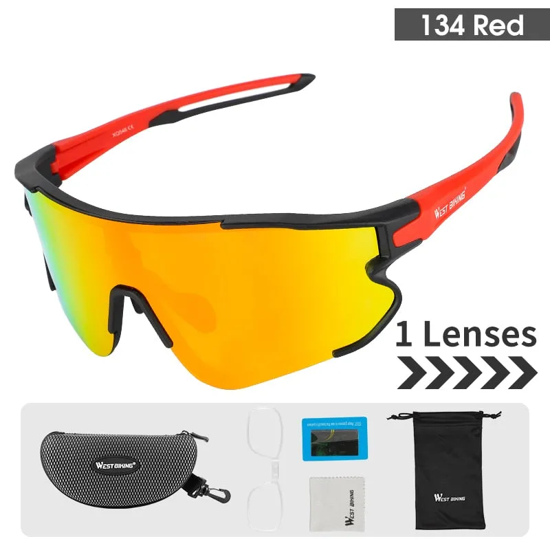 West Biking Unisex Semi Rim Tr 90 Polarized Sport Sunglasses YP0703138