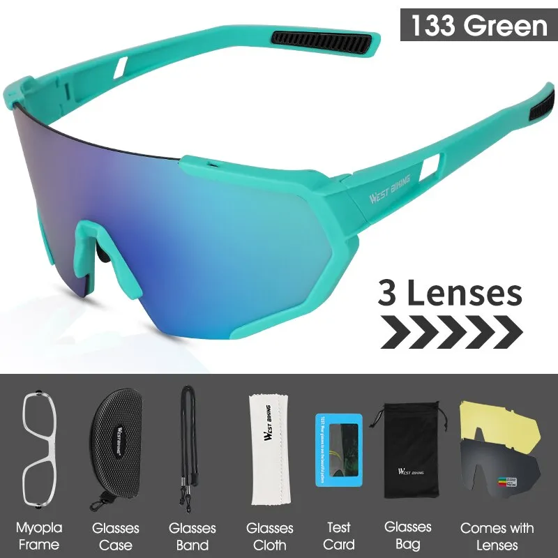 West Biking Unisex Semi Rim Tr 90 Polarized Sport Sunglasses YP0703138