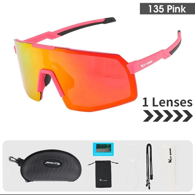 West Biking Unisex Semi Rim Tr 90 Polarized Sport Sunglasses YP0703138