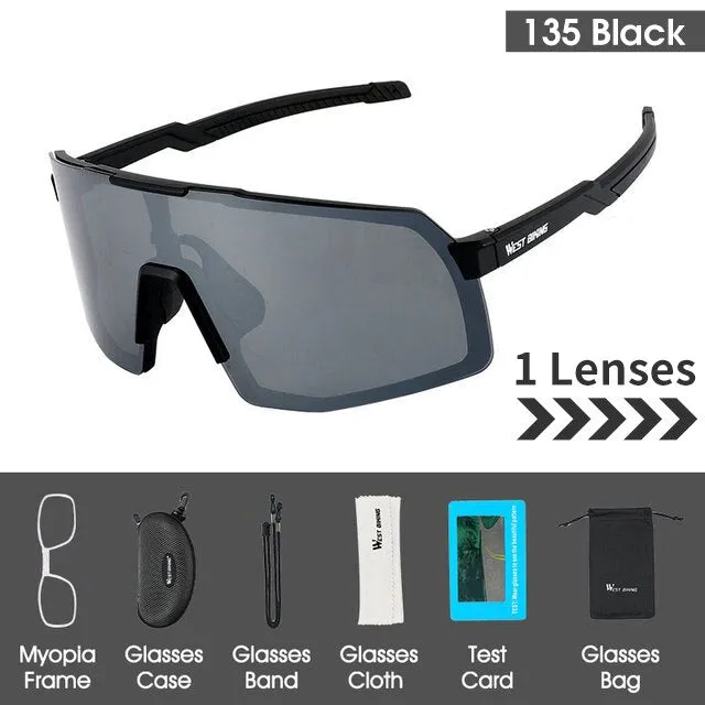 West Biking Unisex Semi Rim Tr 90 Polarized Sport Sunglasses YP0703138