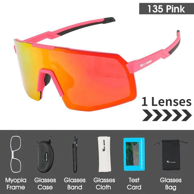 West Biking Unisex Semi Rim Tr 90 Polarized Sport Sunglasses YP0703138
