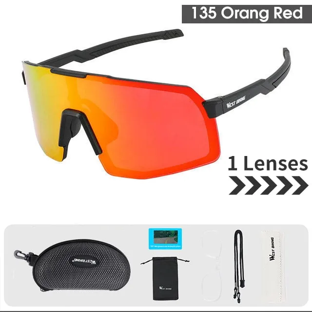 West Biking Unisex Semi Rim Tr 90 Polarized Sport Sunglasses YP0703138