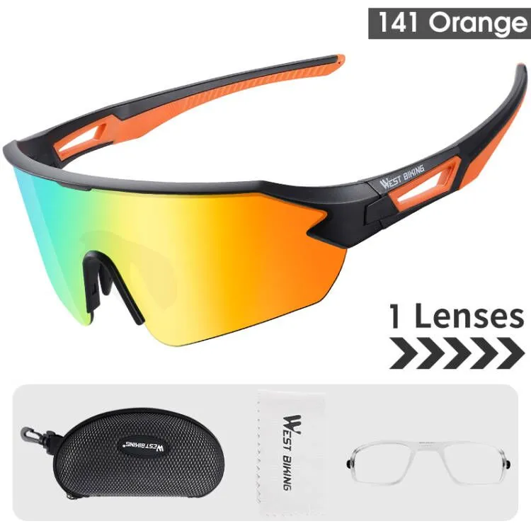 West Biking Unisex Semi Rim Tr 90 Polarized Sport Sunglasses YP0703138