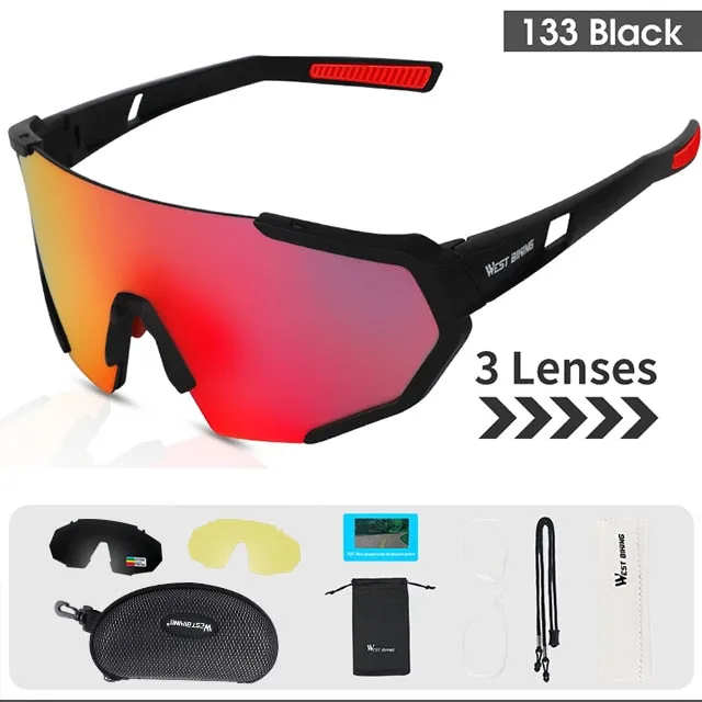 West Biking Unisex Semi Rim Tr 90 Polarized Sport Sunglasses YP0703138