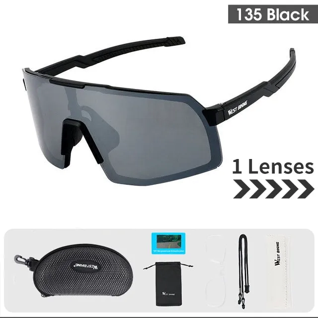 West Biking Unisex Semi Rim Tr 90 Polarized Sport Sunglasses YP0703138