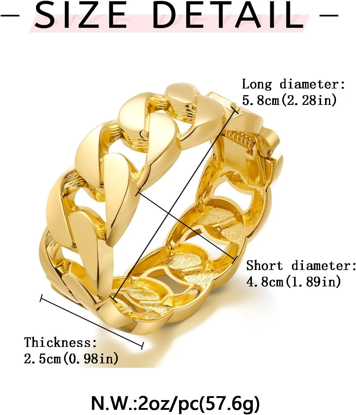 WOWORAMA Chunky Gold Bangle Bracelets for Women Thick Wide Hinged Cuff Bracelets Vintage Statement Gold Bracelet Twisted Hammered Wrist Arm Cuff Bracelets