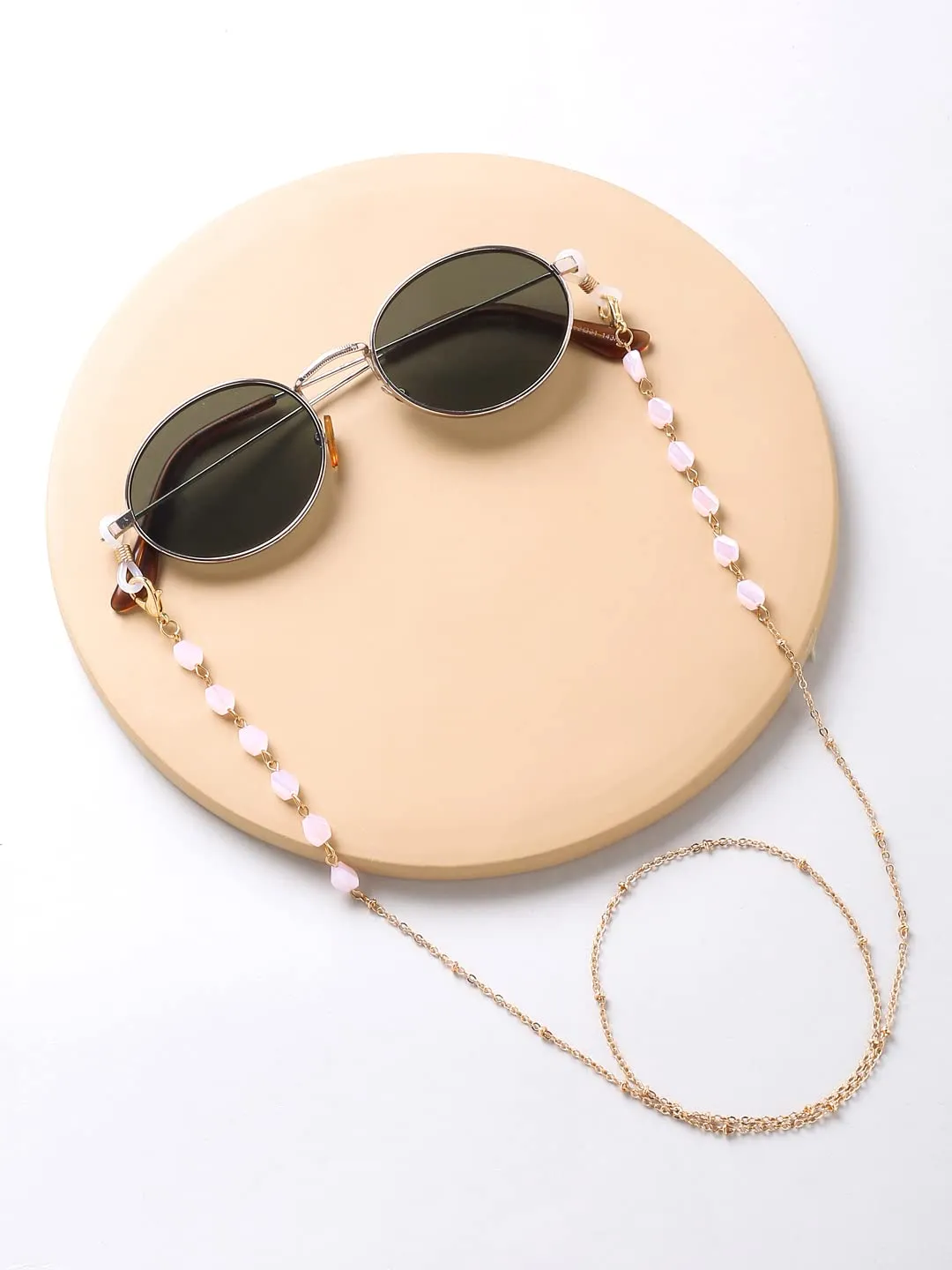 Yellow Chimes Sunglasses Chain for Women Eyeglasses Chain Multicolor Beadded Face Mask Chains Sunglasses Accessories/Sunglasses Lanyard for Girls and Women (Style-19)